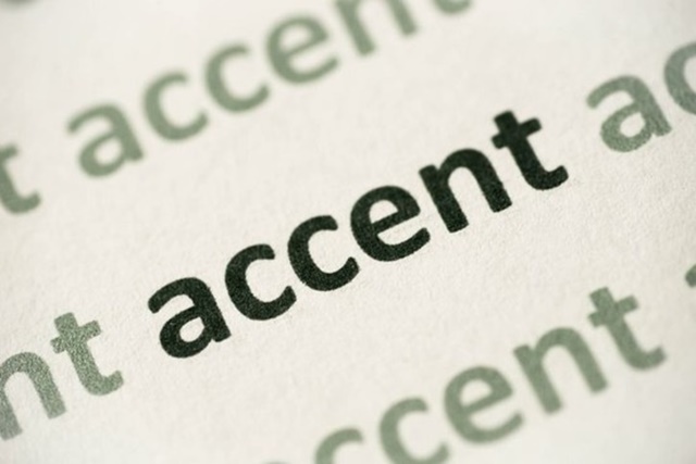 Accent có nghĩa là giọng hay giọng nói