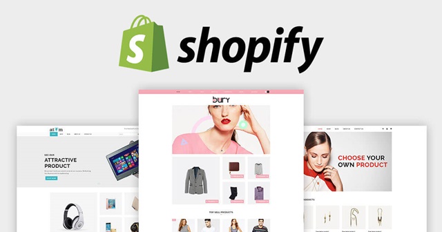 Shopify hỗ trợ bạn tạo cửa hàng trực tuyến